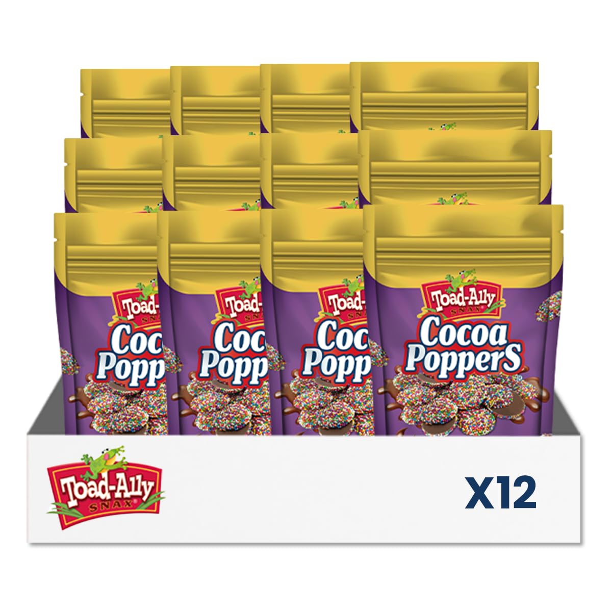 Cocoa Poppers™ Milk Chocolate Rainbow Cocoa Drops