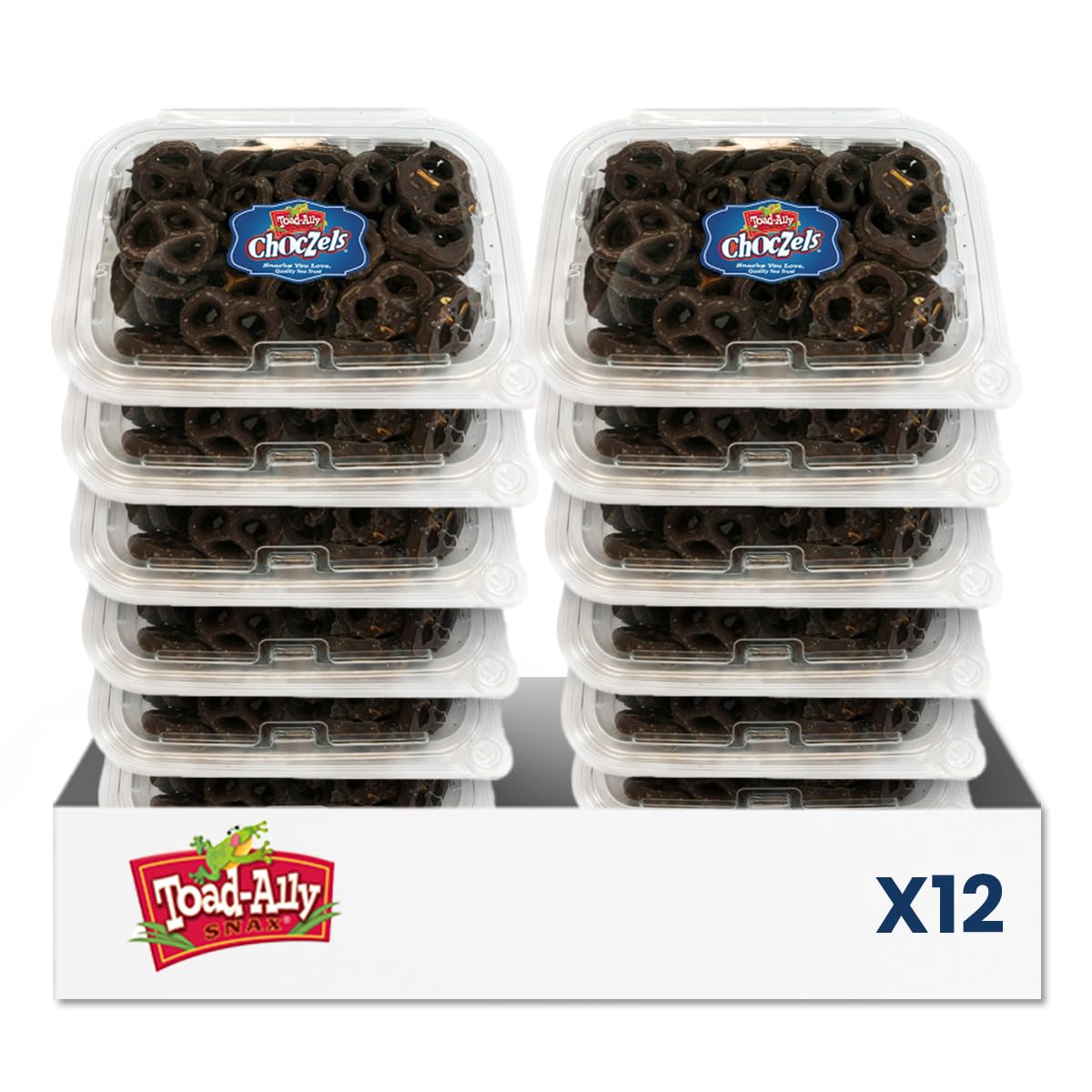 Choczels® Dark Chocolate Coated Pretzels