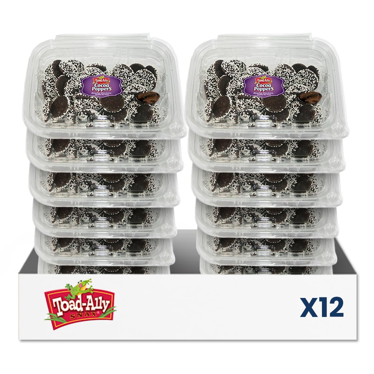 Cocoa Poppers™ Dark And White Chocolate Cocoa Drops