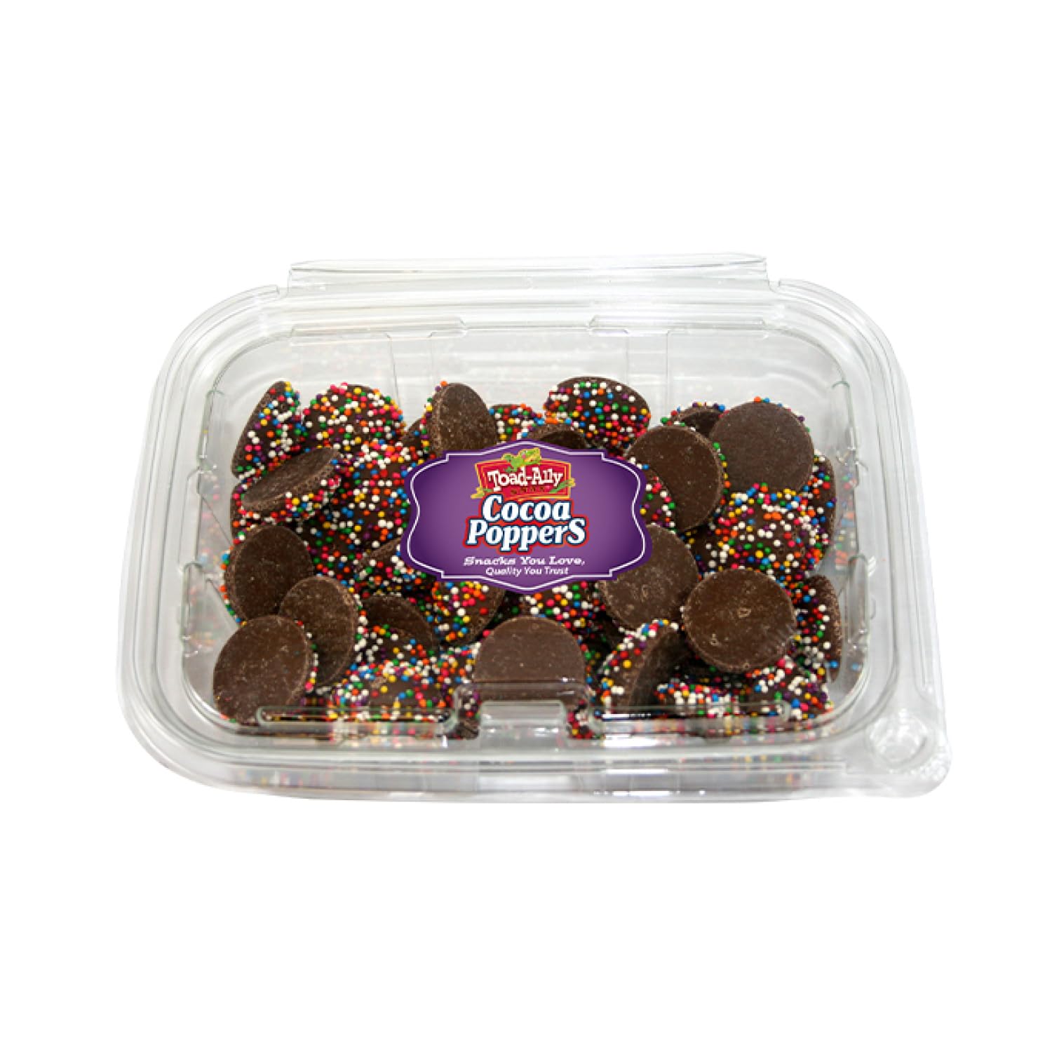 Cocoa Poppers™ Milk Chocolate Rainbow Cocoa Drops