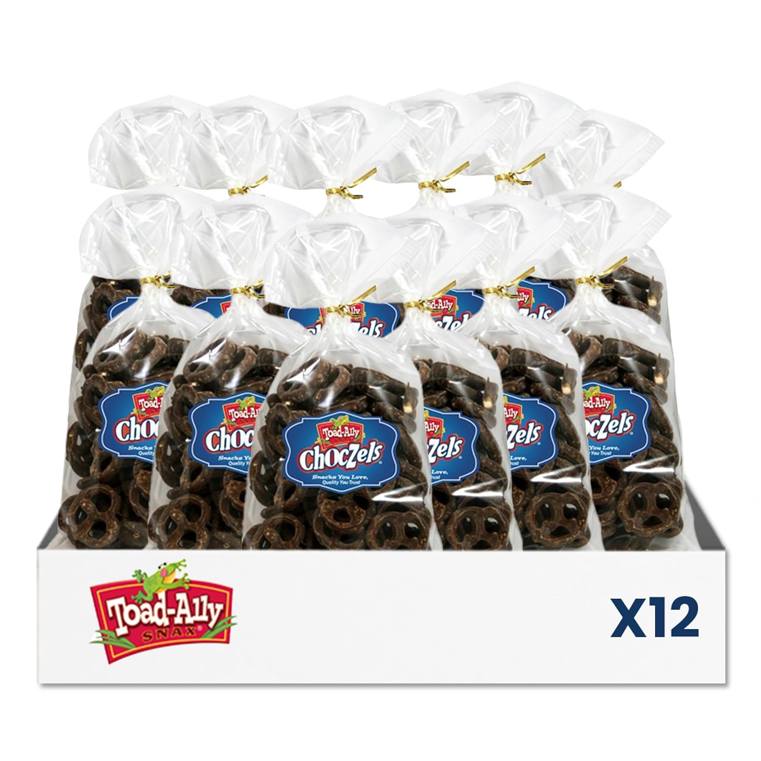 Choczels® Dark Chocolate Coated Pretzels