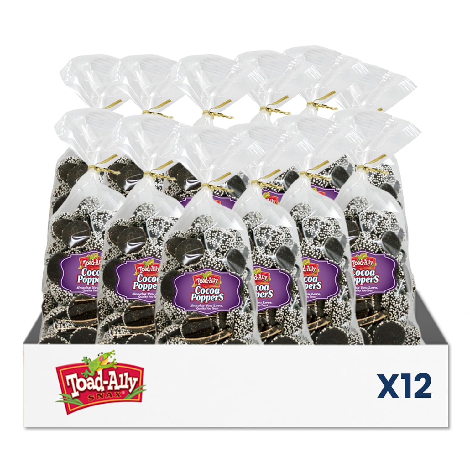 Cocoa Poppers™ Dark And White Chocolate Cocoa Drops