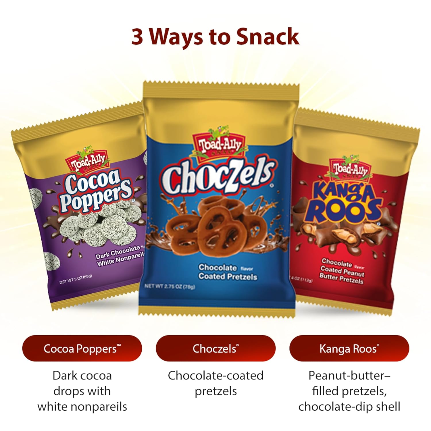 Choczels® White Chocolate Coated Pretzels